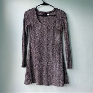 BDG Gray Knit Sweater Dress